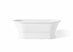 Cheviot 2120-WW-7 REGAL Cast Iron Bathtub With Pedestal Base And Faucet Holes