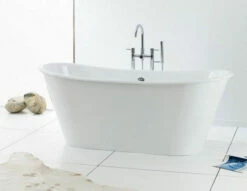 CHEVIOT 2155-WC 68 INCH IRIS CAST IRON BATHTUB