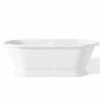 Cheviot 2163-WW SANDRINGHAM Cast Iron Bathtub With Continuous Rolled Rim -AF SUPPLY Sales Store 2163 WW