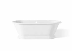Cheviot 2163-WW SANDRINGHAM Cast Iron Bathtub With Continuous Rolled Rim