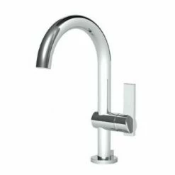 Newport Brass 2403/03N Priya Bathroom Faucet With Single Metal Lever Handle, Polished Brass
