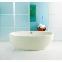 Americh CO6632T2-WH CO6632T-WH Contura II 6632 - Tub Only With Integral Drain - White Finish