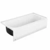 Bootz 011-3382-00 5' SynIron 1 60" X 30" Porcelain Enamel Alcove Right Hand Drain Bathtub In White -AF SUPPLY Sales Store 2206xrwwf 1