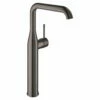 Grohe 23538A0A Essence New Single Hole Single-Handle Deck Mount Vessel Sink Faucet 1.2 Gpm In Hard Graphite -AF SUPPLY Sales Store 23538a0a