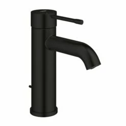 Grohe 235922431 Essence Single Hole Single Handle S-Size Bathroom Faucet 1.2 GPM In Matte Black