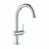 Grohe 23828003 Atrio Single Hole Single N-Handle L-Size Bathroom Faucet 1.2 GPM In StarLight Chrome 2 Grohe 23828003 Atrio Single Hole Single N-Handle L-Size Bathroom Faucet 1.2 GPM In StarLight Chrome -AF SUPPLY Sales Store 23828003