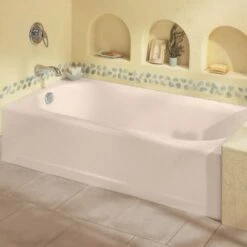 American Standard 2390202.173 Princeton 60" X 30" Alcove Bathtub, Shell