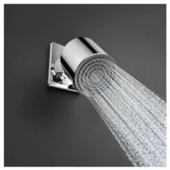 Hansgrohe 24132001 Pulsify S 1.75 GPM Shower Head 105 1-Jet In Polished Chrome -AF SUPPLY Sales Store 24132001 2