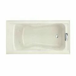 American Standard 2425VC-RHO.222 Evolution Whirlpool Bathtub In Linen