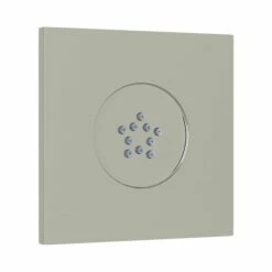 Rohl 24960PN Spa Shower Flat Panel Rectangular Swivel Body Spray With 10 Jets In Polished Nickel