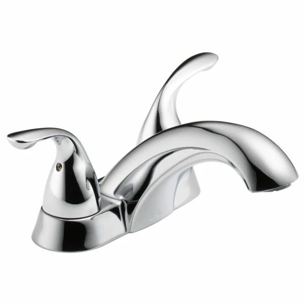 Delta 2503LF Classic Two Handle Centerset Bathroom Faucet In Chrome 3 Delta 2503LF Classic Two Handle Centerset Bathroom Faucet In Chrome