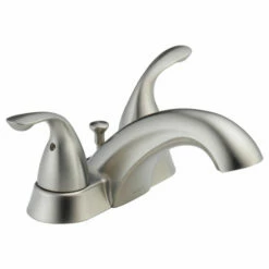 Delta 2523LF-SSMPU Classic Two Handle Centerset Bathroom Faucet In Stainless -AF SUPPLY Sales Store 2523LF SSMPU