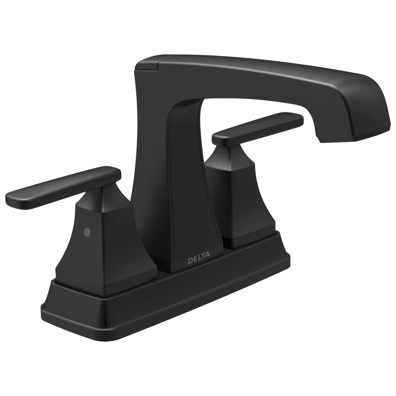 Delta 2564-BLTP-DST Ashlyn Two Handle Tract-Pack Centerset Lavatory Faucet In Matte Black 3 Delta 2564-BLTP-DST Ashlyn Two Handle Tract-Pack Centerset Lavatory Faucet In Matte Black