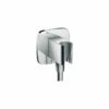 Hansgrohe 26485001 Wall Outlet E With Handshower Holder In Chrome -AF SUPPLY Sales Store 26485001 square 1