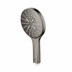 Grohe 26545A00 Rainshower Smartactive 3-Spray With 5" Wall Mount Handheld Shower Head 1.75 GPM In Hard Graphite