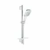 Grohe 26585000 Rainshower SmartActive 1.75 GPM Hand Shower Slide Bar Kit In StarLight Chrome -AF SUPPLY Sales Store 26585000