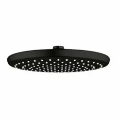 Grohe 267152430 Tempesta 250 Rain Shower Head, 9-7/8" Diameter - 1 Spray, 1.75 GPM In Matte Black