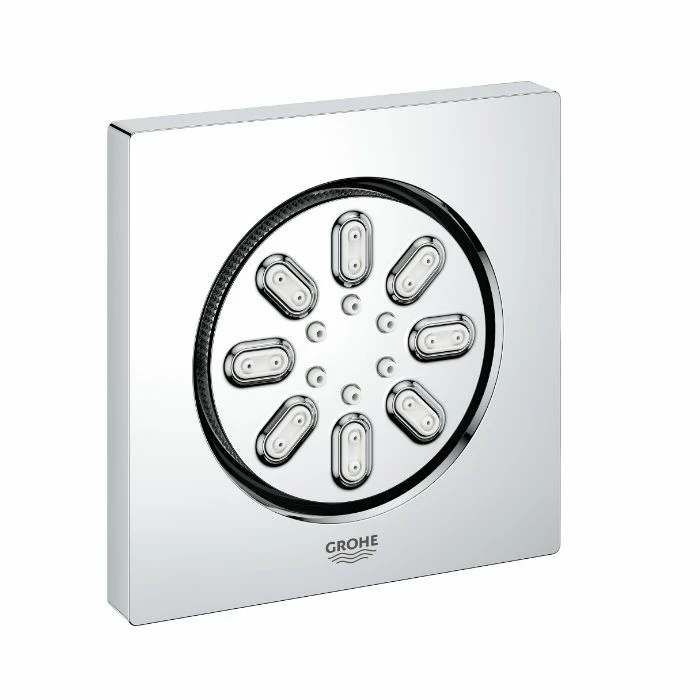 Grohe 26745000 Rainshower Aqua 0.9 GPM 2-Spray Square Body Jet Spray In StarLight Chrome 3 Grohe 26745000 Rainshower Aqua 0.9 GPM 2-Spray Square Body Jet Spray In StarLight Chrome