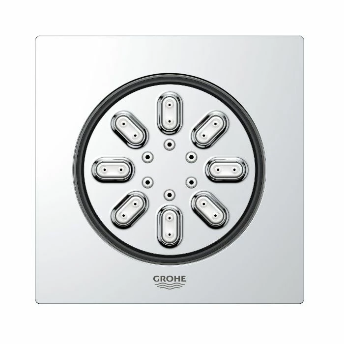 Grohe 26745000 Rainshower Aqua 0.9 GPM 2-Spray Square Body Jet Spray In StarLight Chrome 4 Grohe 26745000 Rainshower Aqua 0.9 GPM 2-Spray Square Body Jet Spray In StarLight Chrome - Image 2