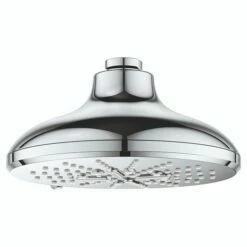 Grohe 26789000 Rainshower Smartactive Shower Head, 6-1/2" - 3 Sprays, 1.75 GPM In Starlight Chrome -AF SUPPLY Sales Store 26789000 2