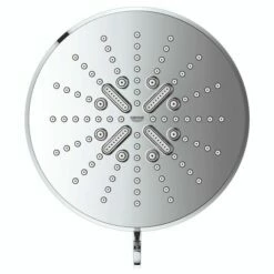 Grohe 26789000 Rainshower Smartactive Shower Head, 6-1/2" - 3 Sprays, 1.75 GPM In Starlight Chrome -AF SUPPLY Sales Store 26789000 4