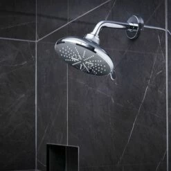 Grohe 26789000 Rainshower Smartactive Shower Head, 6-1/2" - 3 Sprays, 1.75 GPM In Starlight Chrome -AF SUPPLY Sales Store 26789000 7