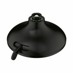 Grohe 267892430 Rainshower SmartActive 1.75 GPM 3-Spray Patterns 6.5" Round Wall Mount Fixed Shower Head In Matte Black (Shower Arm Sold Separately) -AF SUPPLY Sales Store 267892430 3 1