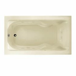 American Standard 2774018WC.222 Cadet Whirlpool Bathtub In Linen