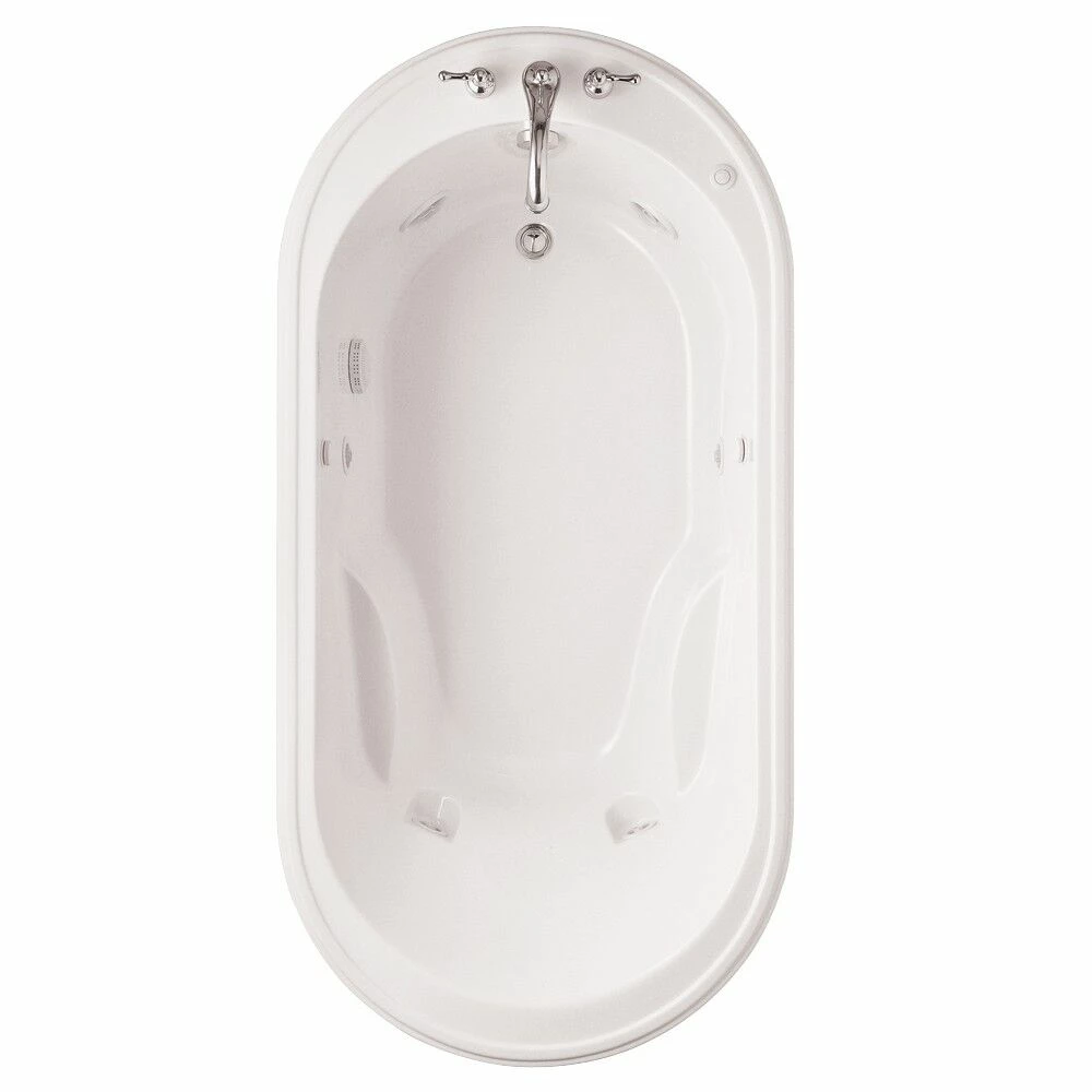 American Standard 2806048WC.020 Heritage Whirlpool Bathtub In White 3 American Standard 2806048WC.020 Heritage Whirlpool Bathtub In White