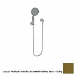 Newport Brass 280G/03N 2 GPM Multifunction Hand Shower Set In Polished Brass Uncoated (Living)