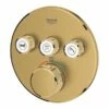 Grohe 29138GN0 Grohtherm Smartcontrol Triple Function Thermostatic Valve Trim In Brushed Cool Sunrise -AF SUPPLY Sales Store 29138gn0