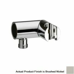 Nikles 2972N34N Wall Bracket Swivel With Integrated Water In Brushed Nickel