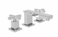Newport Brass 2990/15S Skylar 1.2 GPM Deck Mounted Bathroom Faucet Includes Pop-Up Drain Assembly In Satin Nickel