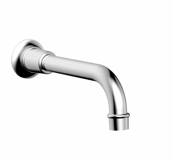 Phylrich 3-555/026 HEX Modern Wall Tub Spout In Polished Chrome 3 Phylrich 3-555/026 HEX Modern Wall Tub Spout In Polished Chrome