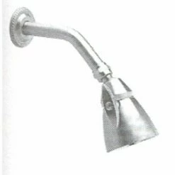 Jado 816008.105 Showerhead Arm And Flange, Old Bronze