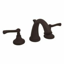 Newport Brass 1020/10B 1020 Amisa Double Handle Widespread Lavatory Faucet With Metal Lev, Oil Rubbed Bronze