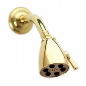 Phylrich K803/014 2 1/2" Wall Mount Single-Function Round Smooth Showerhead With 8" Shower Arm In Polished Nickel 3 Phylrich K803/014 2 1/2" Wall Mount Single-Function Round Smooth Showerhead With 8" Shower Arm In Polished Nickel