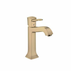 Hansgrohe 31302141 Metropol Classic Single-Hole Faucet 160 With Pop-Up Drain, 1.2 GPM In Brushed Bronze