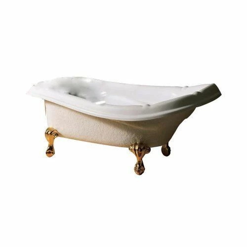 American Standard 2908.020.020 Reminiscence Slipper Soaking Bath Tub With White Textured Exterior, White 3 American Standard 2908.020.020 Reminiscence Slipper Soaking Bath Tub With White Textured Exterior, White