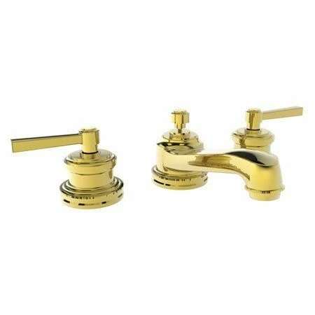 Newport Brass 1620/01 Miro Double Handle Widespread Lavatory Faucet With Metal Lever Handles (Low Lead, Forever Brass 3 Newport Brass 1620/01 Miro Double Handle Widespread Lavatory Faucet With Metal Lever Handles (Low Lead, Forever Brass
