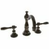 Newport Brass 1770/03W Victoria Double Handle Widespread Lavatory Faucet With Metal Lever Handles (Low, Weathered Brass -AF SUPPLY Sales Store 314gBhw6saL