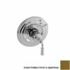 Newport Brass 3-1744TR/034 Bevelle Single Handle Round Thermostatic Valve Trim With Metal Lever Handle In Aged Brass