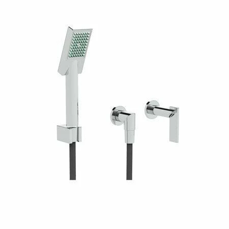 Newport Brass 280J/15 280J Handshower Set With Single Spray Function From The Keaton Col, Polished Nickel 3 Newport Brass 280J/15 280J Handshower Set With Single Spray Function From The Keaton Col, Polished Nickel