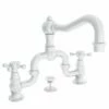 Newport Brass 930B/15S 930B Chesterfield Double Handle Widespread Lavatory Faucet With Me, Satin Nickel -AF SUPPLY Sales Store 318UoSAr0JL