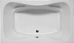 Americh RA7242L2-WH Rampart II 7242 Drop In Whirlpool Tub With Luxury Series System