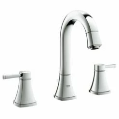 Grohe 2041900A Grandera M-Size 8 In. Widespread 2-Handle 3-Hole Bathroom Faucet - 1.2 GPM