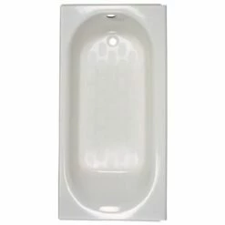 American Standard 2390202ICHTC.020 Princeton Americast Bathtub With Left Hand Drain, White