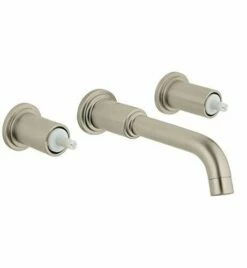 Grohe 20173ENA Atrio 2-Handle 3-Hole Wall Mount Vessel Bathroom Faucet - 1.2 GPM