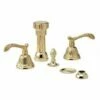 Phylrich K4144/25D K4144_25D - Baroque Four Hole Bidet Set W/Vertical Spray