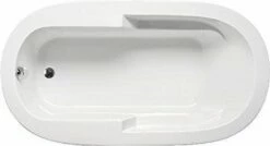 Americh OM6636PA2-WH Madison Oval 6636-Platinum Series-Airbath 2 Combo Tub, White